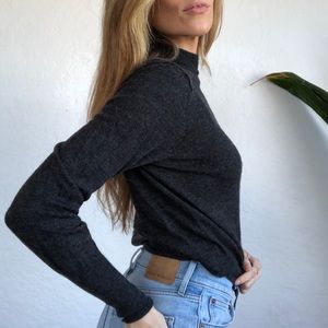 Merino Wool Mockneck Sweater